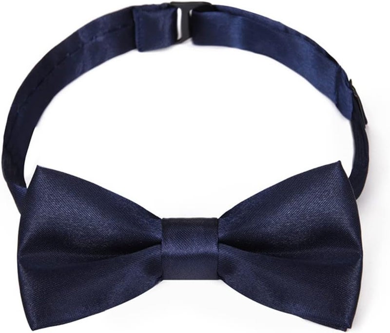 weVSwe Boy's Bow Ties Adjustable Pre Tied Bowtie for Wedding Party 10 x 5 CM - Image 2